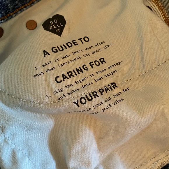 [Madewell] High Waist Mid Length Denim Shorts - Picture 8 of 12